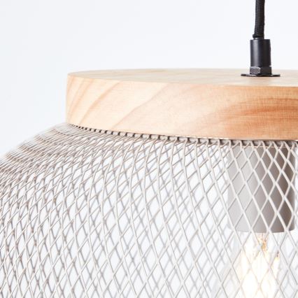 Brilliant - GIADA zsinóros csillár 1xE27/40W/230V, Ø 39 cm, szürke