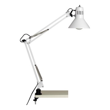 Brilliant - HOBBY asztali csíptetős lámpa 1xE27/40W/230V fehér