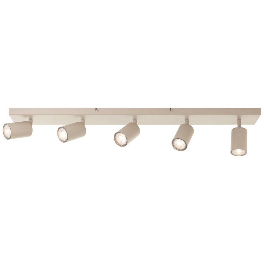 Brilliant - JELLO LED spotlámpa 5x GU10 / 5 W / 230 V, bézs