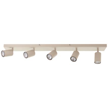 Brilliant - JELLO LED spotlámpa 5x GU10 / 5 W / 230 V, bézs
