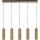 Brilliant - Kábeles függőlámpa LAKEWOOD 5xGU10/10W/230V barna