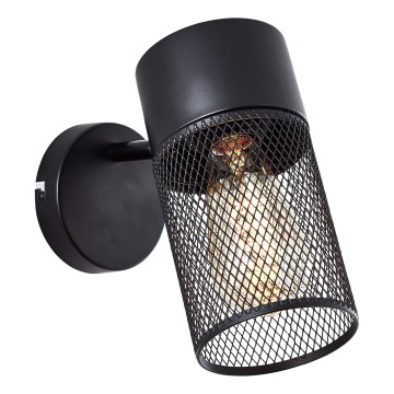 Brilliant - KAMOLO fali spotlámpa 1xE27/40W/230V fekete