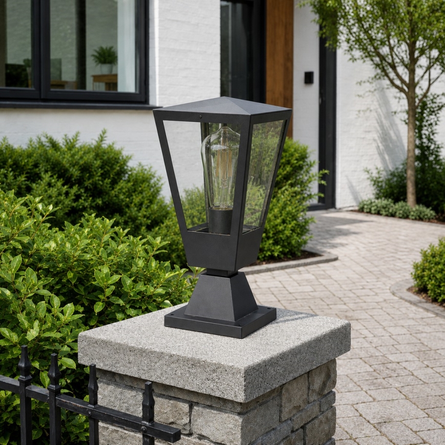 Brilliant - Kültéri lámpa WESTDLIFF 1xE27/20W/230V 30,7 cm IP44 antracit