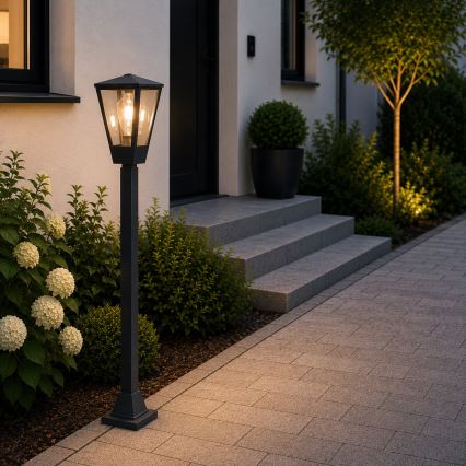 Brilliant - Kültéri lámpa WESTDLIFF 1xE27/20W/230V 98,4 cm IP44 antracit
