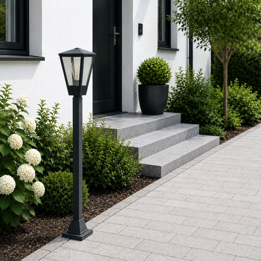 Brilliant - Kültéri lámpa WESTDLIFF 1xE27/20W/230V 98,4 cm IP44 antracit