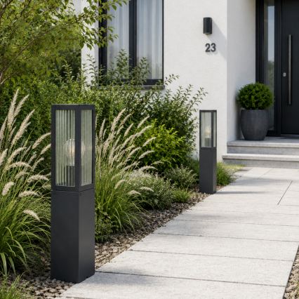 Brilliant - Kültéri lámpatest GETTA 1xE27/20W/230V 50 cm IP44 fekete