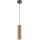 Brilliant - LAKEWOOD kábeles függeszték 1xGU10/10W/230V, Ø 10 cm, barna