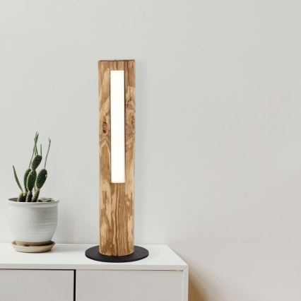 Brilliant - LED Dimmelhető érintős asztali lámpa ODUN LED/8W/230V fenyő