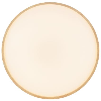 Brilliant - LED dimmelhető mennyezeti lámpatest ALSON LED/21W/230V 3000-6500K átm. 49,5 cm kaucsukfa + távirányító