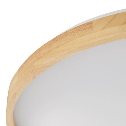 Brilliant - LED dimmelhető mennyezeti lámpatest ALSON LED/21W/230V 3000-6500K átm. 49,5 cm kaucsukfa + távirányító