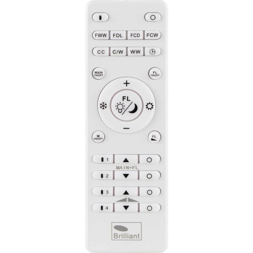 Brilliant - LED Dimmelhető mennyezeti lámpa LAURICE LED/24W/230V 2700-6500K + távirányítás