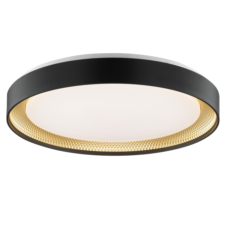Brilliant - LED Fényerőszabályozható mennyezeti lámpatest WALDO LED/36W/230V 3000-6500K átm. 48,5 cm fekete/arany + távirányító