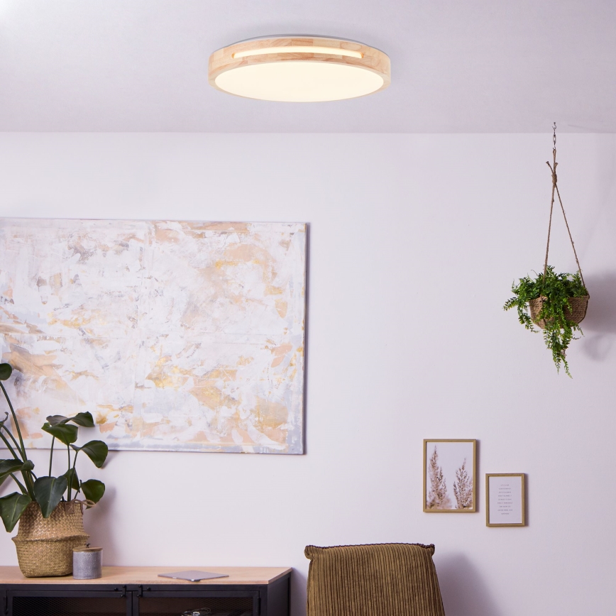 Brilliant - LED Dimmelhető mennyezeti lámpa WOODBURY LED/24W/230V átm. 39 cm Gumifüge