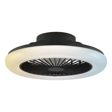 Brilliant - LED dimmelhető mennyezeti lámpatest ventilátorral MONTERO LED/20W/230V 2700-6500K átm. 42 cm fekete + távirányító