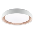 Brilliant - LED Dimmelhető mennyezeti lámpatest WALDO LED/24W/230V 3000-6500K átm. 38,5 cm fehér/rózsaarany + távirányítóval