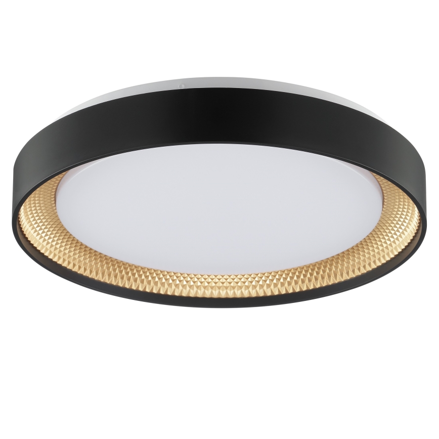 Brilliant - LED dimmelhető mennyezeti lámpa WALDO LED/24W/230V 3000–6500K Ø 38,5 cm fekete/arany + távirányító