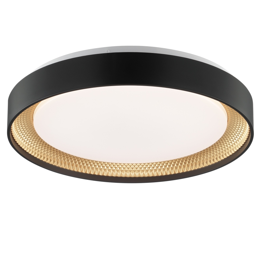 Brilliant - LED dimmelhető mennyezeti lámpa WALDO LED/24W/230V 3000–6500K Ø 38,5 cm fekete/arany + távirányító