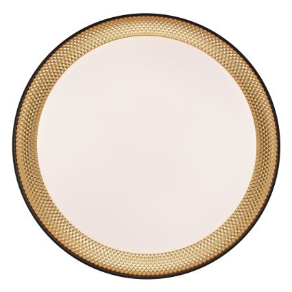 Brilliant - LED dimmelhető mennyezeti lámpa WALDO LED/24W/230V 3000–6500K Ø 38,5 cm fekete/arany + távirányító