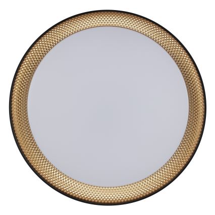 Brilliant - LED dimmelhető mennyezeti lámpa WALDO LED/24W/230V 3000–6500K Ø 38,5 cm fekete/arany + távirányító