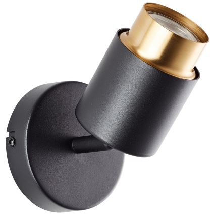 Brilliant - LED fali spotlámpa COVELO 1xGU10/5W/230V fekete/arany