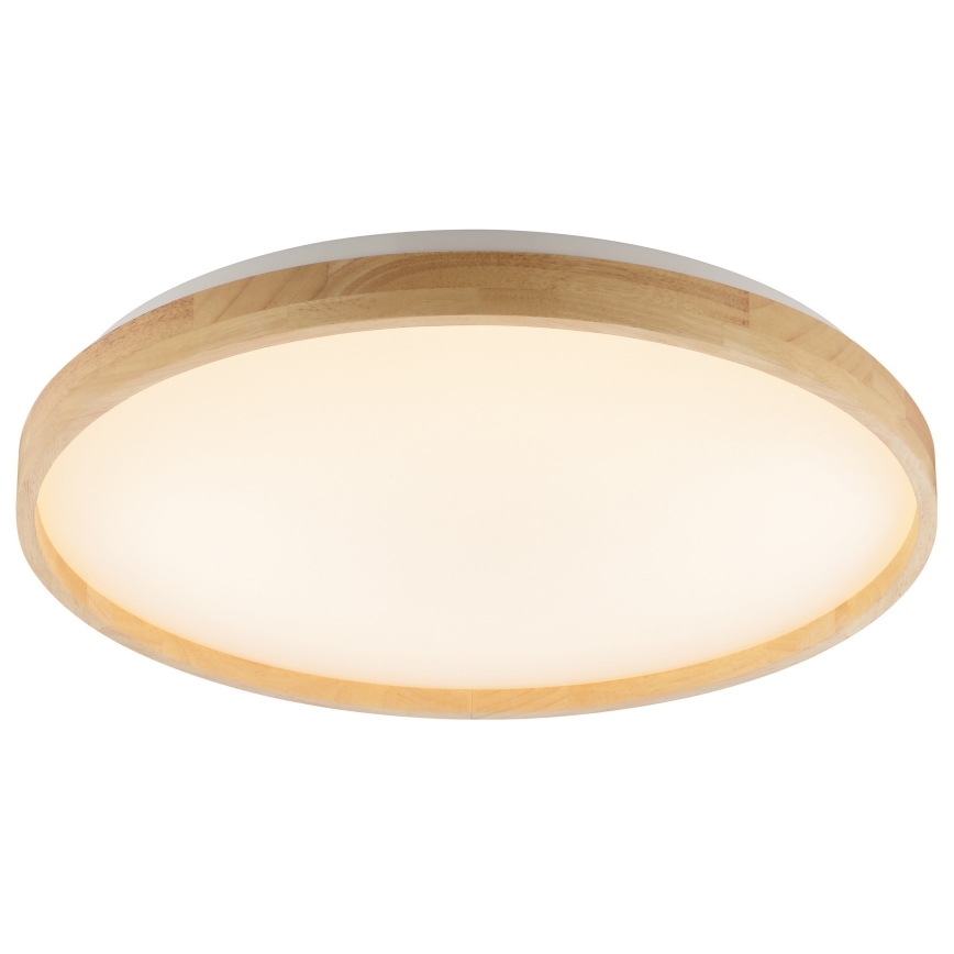 Brilliant - LED dimmelhető mennyezeti lámpatest ALSON LED/17W/230V 3000-6500K átm. 49,5 cm kaucsukfa + távirányítóval