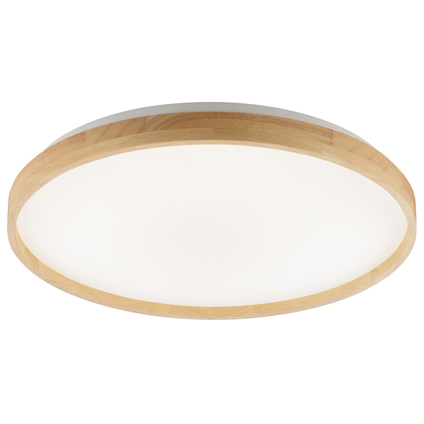 Brilliant - LED dimmelhető mennyezeti lámpatest ALSON LED/17W/230V 3000-6500K átm. 49,5 cm kaucsukfa + távirányítóval