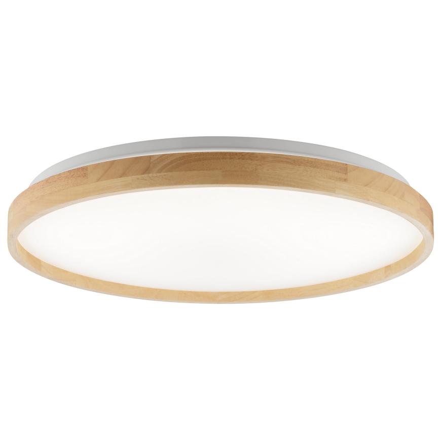 Brilliant - LED dimmelhető mennyezeti lámpatest ALSON LED/17W/230V 3000-6500K átm. 49,5 cm kaucsukfa + távirányítóval