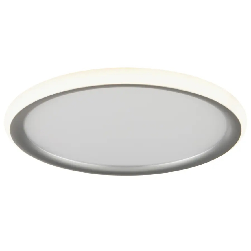 Brilliant - LED fényerőszabályozható mennyezeti lámpa CARLOZ LED/16W/230V Ø 30 cm fehér/szürke