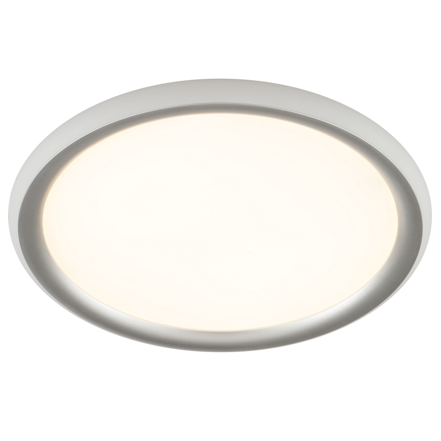 Brilliant - LED fényerőszabályozható mennyezeti lámpa CARLOZ LED/16W/230V Ø 30 cm fehér/szürke