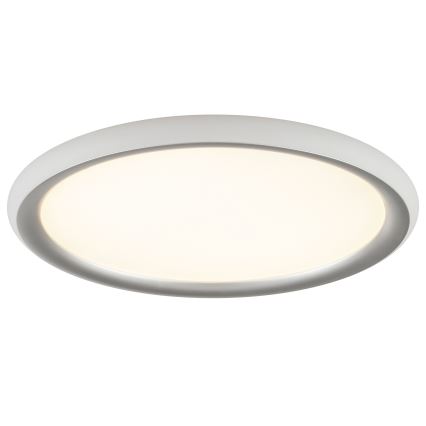 Brilliant - LED fényerőszabályozható mennyezeti lámpa CARLOZ LED/16W/230V Ø 30 cm fehér/szürke