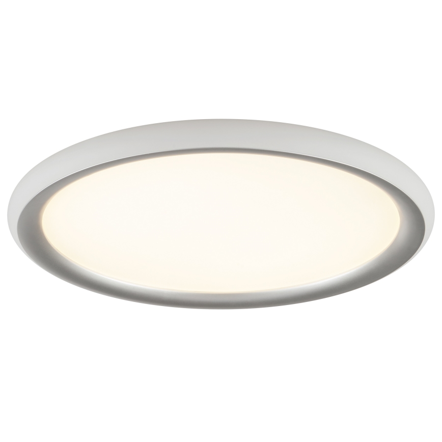 Brilliant - LED fényerőszabályozható mennyezeti lámpa CARLOZ LED/16W/230V Ø 30 cm fehér/szürke