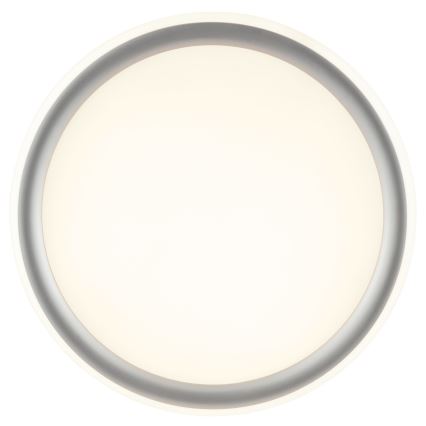 Brilliant - LED fényerőszabályozható mennyezeti lámpa CARLOZ LED/16W/230V Ø 30 cm fehér/szürke