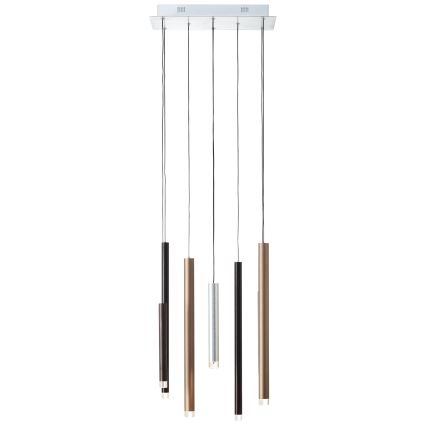 Brilliant - LED dimmelhető függőlámpa CEMBALO LED/32W/230V matt króm/fekete/barna