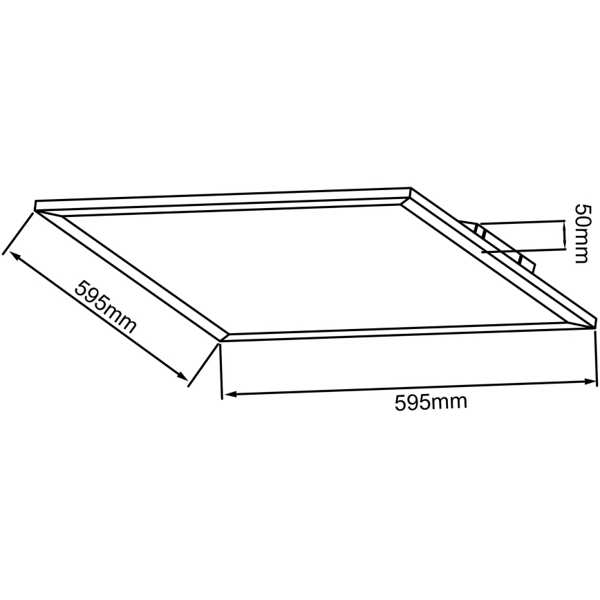 Brilliant - LED Mennyezeti lámpa BUFFI LED/40W/230V 60x60 cm 4000K