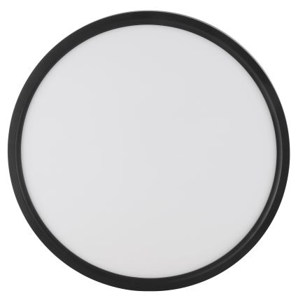 Brilliant - LED mennyezeti lámpa mozgás- és alkonyérzékelővel GALO LED/26W/230V átm. 40 cm fekete