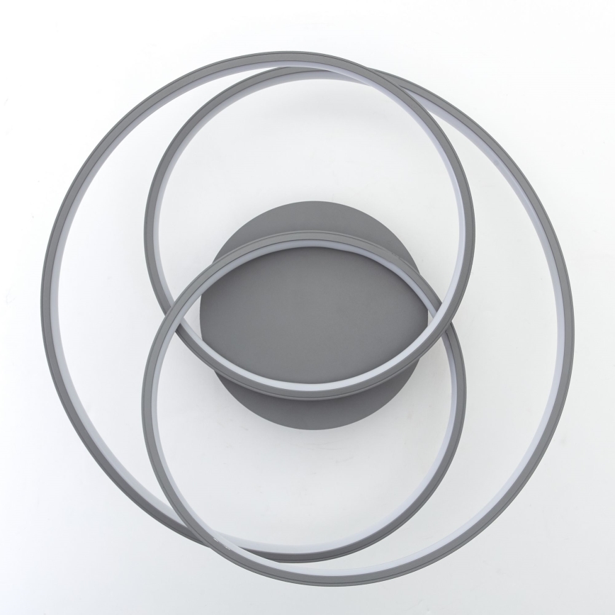 Brilliant - LED Mennyezeti lámpa LABYRINTH LED/40W/230V átm. 39,5 cm szürke