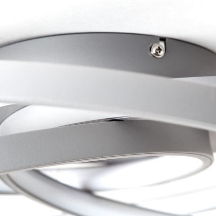 Brilliant - LED Mennyezeti lámpa LABYRINTH LED/40W/230V átm. 39,5 cm szürke