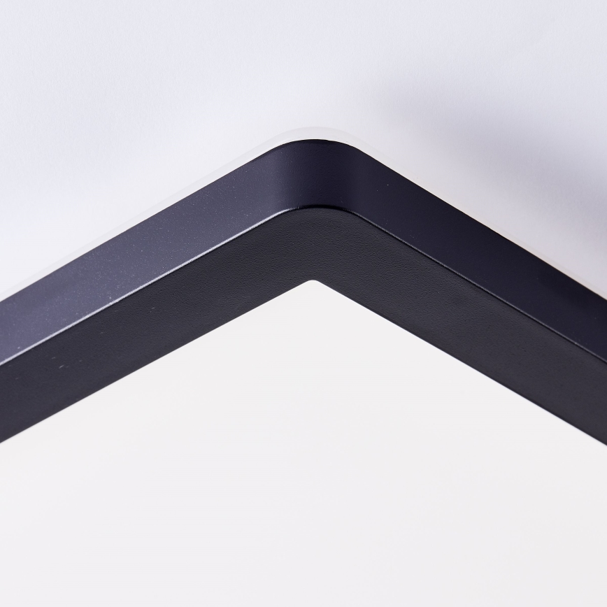 Brilliant - LED mennyezeti lámpa MILTON LED/24W/230V 42x42 cm fekete