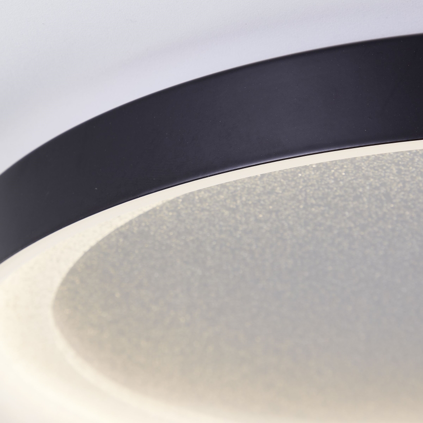 Brilliant - LED Mennyezeti lámpa QUITO LED/24W/230V 3000K átm. 33 cm fekete