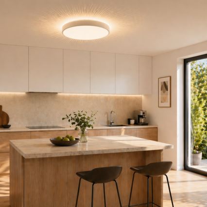 Brilliant - LED mennyezeti lámpa SOLISTRA LED/18W/230V Ø 34,5 cm fehér