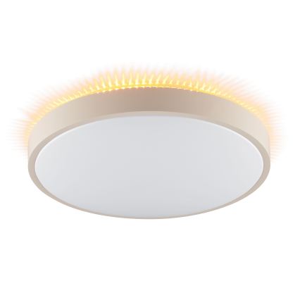 Brilliant - LED mennyezeti lámpa SOLISTRA LED/24W/230V Ø 44,5 cm bézs