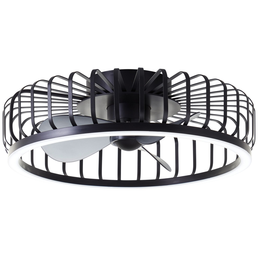Brilliant - LED dimmelhető mennyezeti lámpa ventilátorral CAPO LED/36W/230V 2700-6500K Ø 48 cm fekete + távirányító