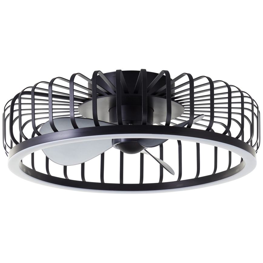 Brilliant - LED dimmelhető mennyezeti lámpa ventilátorral CAPO LED/36W/230V 2700-6500K Ø 48 cm fekete + távirányító