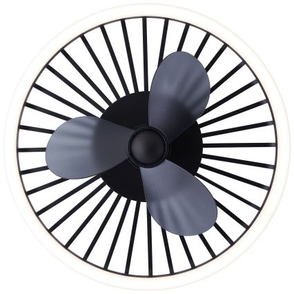 Brilliant - LED dimmelhető mennyezeti lámpa ventilátorral CAPO LED/36W/230V 2700-6500K Ø 48 cm fekete + távirányító