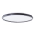 Brilliant - LED mennyezeti lámpatest MILTON LED/18W/230V átm. 29,3 cm fekete