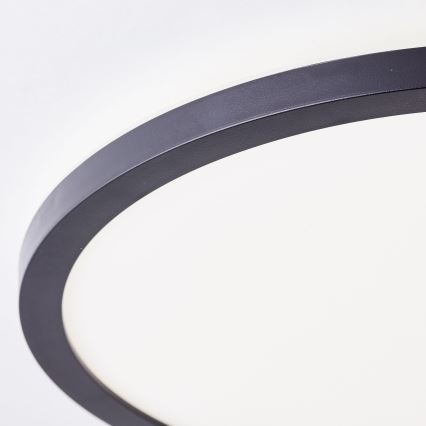 Brilliant - LED mennyezeti lámpatest MILTON LED/18W/230V átm. 29,3 cm fekete