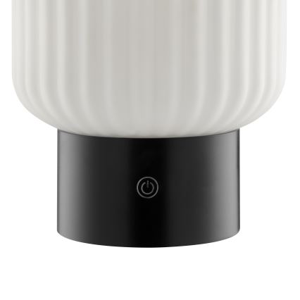 Brilliant - LED RGBW dimmelhető, újratölthető, érintésvezérlésű kültéri asztali lámpa SARASTRO LED/3W/5V 2700K 1800 mAh IP44 fehér