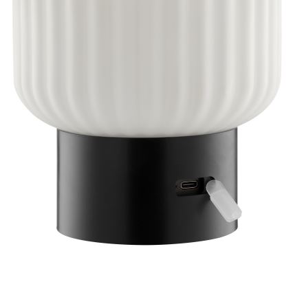 Brilliant - LED RGBW dimmelhető, újratölthető, érintésvezérlésű kültéri asztali lámpa SARASTRO LED/3W/5V 2700K 1800 mAh IP44 fehér
