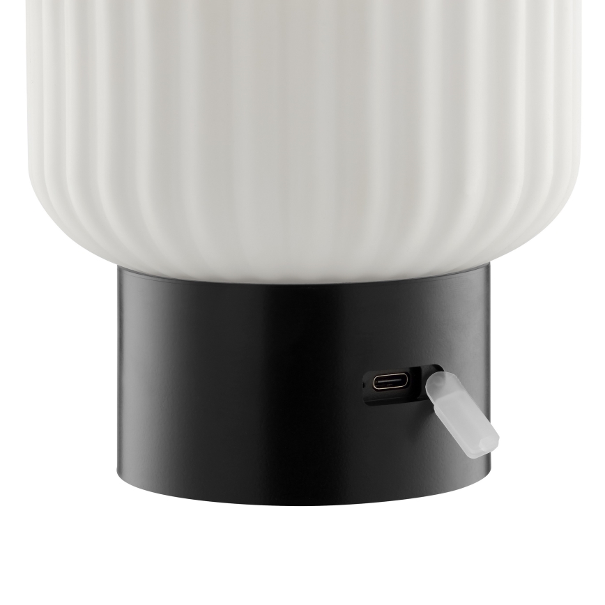 Brilliant - LED RGBW dimmelhető, újratölthető, érintésvezérlésű kültéri asztali lámpa SARASTRO LED/3W/5V 2700K 1800 mAh IP44 fehér