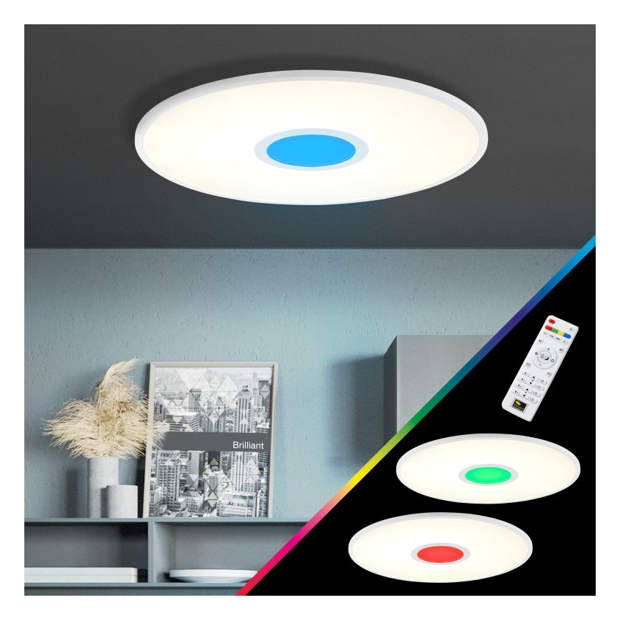 Brilliant - LED RGBW Dimmelhető mennyezeti lámpa ODELLA LED/24W/230V 2700-6500K + távirányítás